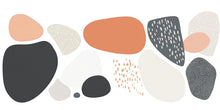 Load image into Gallery viewer, Abstract Shapes Wall Mural, Neutral Modern Wallpaper, Scandinavian Abstract Wall Art, Terracotta Beige Bedroom Decor 473mv