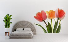 Load image into Gallery viewer, Tulip Flower Wall Decal, Floral Wall Sticker, Large Flower Wall Art, Spring Flower Wall Decor, Flower Decal, Botanical Wall Decor, 003gm