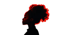 Load image into Gallery viewer, Woman Silhouette Wall Decal, Abstract Woman Wall Art, Modern Female Portrait Wall Sticker, Afro Woman Wall Decor,Minimalist Wall Decal 008gm