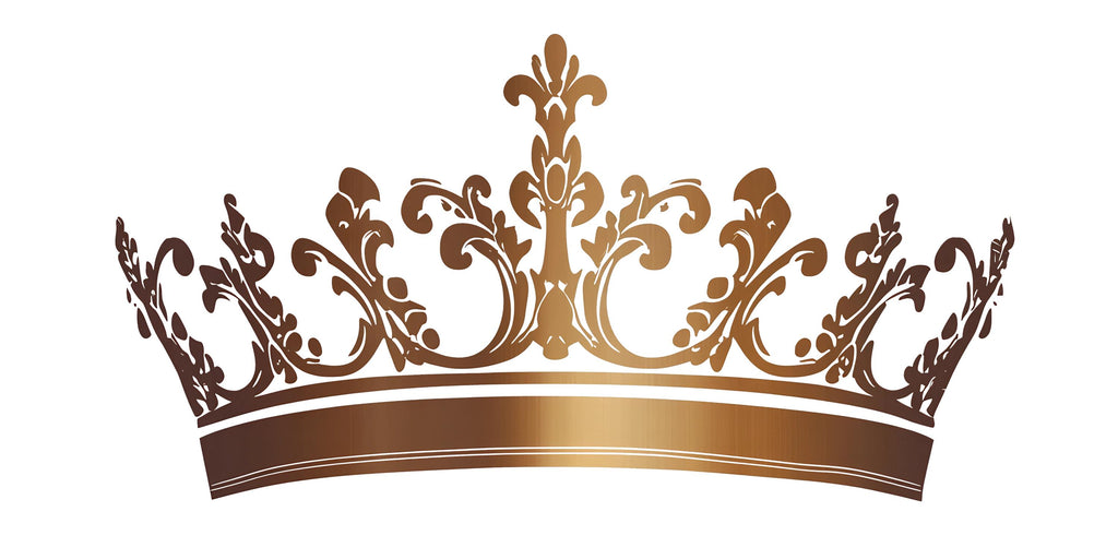 Crown Wall Decal, Royal Wall Sticker, Princess Crown Wall Art, King Queen Crown Decor, Wall Decal, Royal Decor, Large Crown Wall Art, 025gm