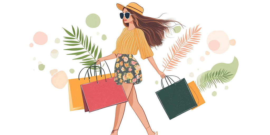 Shopping Girl Wall Decal, Fashion Woman Wall Sticker, Boutique Wall Decor, Fashion Wall Art, Shopping Wall Decal, Salon Wall Decor, 046gm