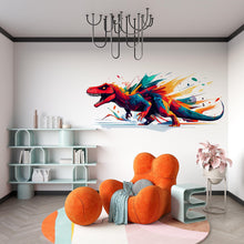 Load image into Gallery viewer, Dinosaur Wall Decal, T Rex Wall Sticker, Dinosaur Wall Art, Boys Room Wall Decor, Kids Dinosaur Wall Decal, Jurassic Dinosaur Wall Art,048gm