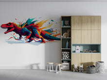 Load image into Gallery viewer, Dinosaur Wall Decal, T Rex Wall Sticker, Dinosaur Wall Art, Boys Room Wall Decor, Kids Dinosaur Wall Decal, Jurassic Dinosaur Wall Art,048gm