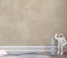 Load image into Gallery viewer, Luxury Limewash Wall Mural – Warm Beige &amp; Light Taupe Natural Plaster Texture – Elegant Architectural Mineral Finish Wall Art