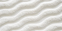 Load image into Gallery viewer, Luxury Textured Wave Wallpaper Wall Decal Cream 3D Plush Effect Accent Wall Mural Neutral Modern Bedroom Decor Soft Sculpted Wall Sticker