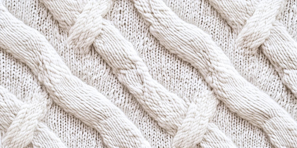 Chunky Knit Wallpaper Wall Decal 3D Cable Knit Texture Mural Cozy Neutral Bedroom Accent Wall Scandinavian Modern Soft Sweater Wallpaper