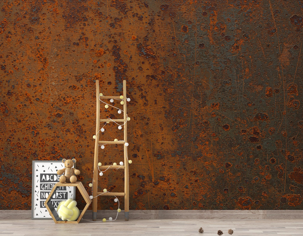 Rusty Metal Wallpaper | Industrial Metal Texture | Rust Patina Grunge Background