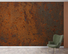 Load image into Gallery viewer, Rusty Metal Wallpaper | Industrial Metal Texture | Rust Patina Grunge Background