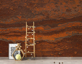 Rusty Metal Wallpaper | Industrial Metal Texture | Rust Patina Grunge Peel Stick