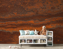 Load image into Gallery viewer, Rusty Metal Wallpaper | Industrial Metal Texture | Rust Patina Grunge Peel Stick