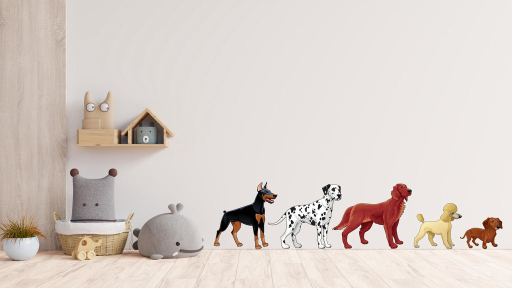 Dog wall decals, Grooming wall decor, Veterinary decals, Pet lover gift, Pet shop dog house wall vinyl decal, Pet wall vinyl decal 785LU
