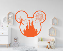 Load image into Gallery viewer, Big Castle Wall Decal Home Headboard, Boho Wall Decal, Bed Headboard Sticker, Headboard Wall Decal, Arch Wall Decal, Nursery 857RS