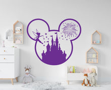 Load image into Gallery viewer, Big Castle Wall Decal Home Headboard, Boho Wall Decal, Bed Headboard Sticker, Headboard Wall Decal, Arch Wall Decal, Nursery 857RS