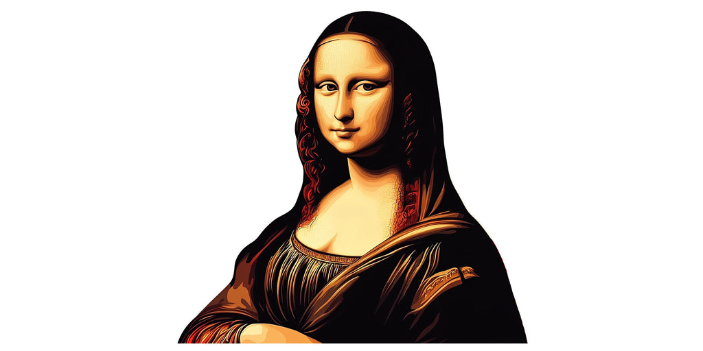 Mona Lisa Wall Sticker, Famous Art Decal, Renaissance Wall Art, Classic Painting Decor, Da Vinci Style Sticker, 104gm