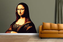 Load image into Gallery viewer, Mona Lisa Wall Sticker, Famous Art Decal, Renaissance Wall Art, Classic Painting Decor, Da Vinci Style Sticker, 104gm