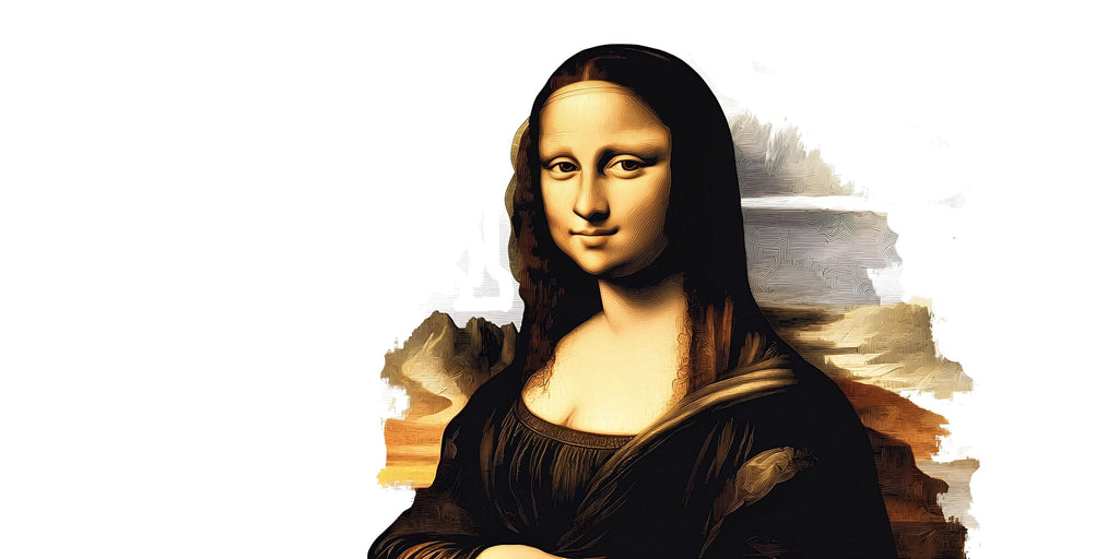 Mona Lisa Wall Decal, Famous Painting Sticker, Renaissance Wall Art, Classic Bedroom Decor, Da Vinci Style, 105gm