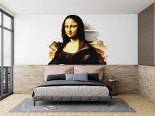 Load image into Gallery viewer, Mona Lisa Wall Decal, Famous Painting Sticker, Renaissance Wall Art, Classic Bedroom Decor, Da Vinci Style, 105gm