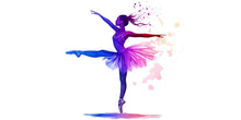 Load image into Gallery viewer, Ballerina Wall Decal, Ballet Wall Sticker, Dancer Wall Art, Girl Room Decor, Dance Studio Mural, 112gm