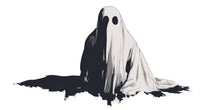 Load image into Gallery viewer, Ghost Wall Decal, Halloween Wall Sticker, Spooky Bedroom Decor, Gothic Wall Art, Modern Horror Mural, 133gm