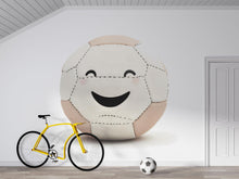 Load image into Gallery viewer, Cute Soccer Ball Wallpaper Kids Soccer Room Wall Decal Football Nursery Wall Mural Peel And Stick Wallpaper Boys Sports Bedroom Decor