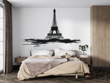 Load image into Gallery viewer, Eiffel Tower Wall Decal, Paris Wall Sticker, Black Tower Wall Art, French Bedroom Decor, Travel Theme Wall Mural, 171gm