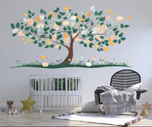 Load image into Gallery viewer, Money Tree Wall Decal, Finance Wall Sticker, Wealth Tree Mural, Office Wall Art, Business Decor, Dollar Tree Decal, 173gm