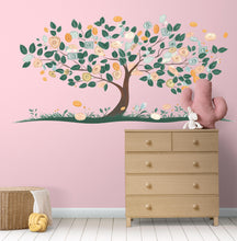 Load image into Gallery viewer, Money Tree Wall Decal, Finance Wall Sticker, Wealth Tree Mural, Office Wall Art, Business Decor, Dollar Tree Decal, 173gm