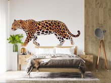 Load image into Gallery viewer, Leopard Wall Decal Large Removable Jungle Cat Sticker Safari Animal Wall Art for Bedroom Nursery Modern Wildlife Decor, 051gm