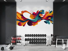 Load image into Gallery viewer, Abstract Wall Decal Colorful Modern Wall Sticker Large Removable Mural Art for Living Room Bedroom Office Decor, 052gm
