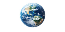 Load image into Gallery viewer, Earth Wall Decal Large World Globe Wall Sticker 3D Planet Mural Space Nursery Classroom Removable Wall Art, 056gm