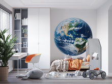 Load image into Gallery viewer, Earth Wall Decal Large World Globe Wall Sticker 3D Planet Mural Space Nursery Classroom Removable Wall Art, 056gm