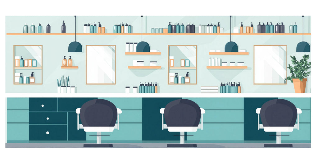 Beauty Salon Wall Decal Modern Hair Salon Wall Sticker Spa Boutique Removable Mural Decor, 065gm