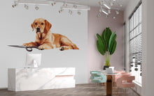 Load image into Gallery viewer, Golden Retriever Wall Decal Large Dog Wall Sticker Kids Room Pet Lover Removable Animal Mural, 066gm