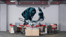 Load image into Gallery viewer, Modern Dog Wall Decal Large Pet Portrait Wall Sticker Office Decor Removable Animal Mural Art, 067gm