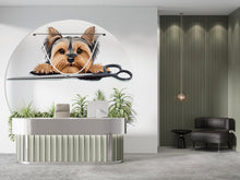 Load image into Gallery viewer, Yorkshire Terrier Wall Decal Yorkie Dog Wall Sticker Pet Grooming Salon Kids Room Removable Animal Mural, 069gm
