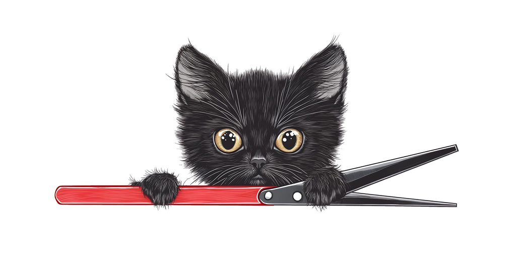 Black Kitten Wall Decal Cute Cat Wall Sticker Kids Room Animal Nursery Decor Removable Pet Mural, 071gm
