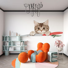 Load image into Gallery viewer, Cute Kitten Wall Decal Cat Kitchen Wall Sticker Chef Cat Decor Removable Animal Mural for Home, 074gm
