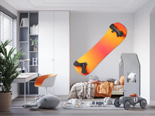 Load image into Gallery viewer, Skateboard Wall Decal Boys Room Wall Sticker Cool Skate Mural Removable Sports Wall Art Teen Bedroom Decor, 083gm