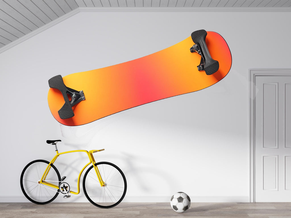 Skateboard Wall Decal Boys Room Wall Sticker Cool Skate Mural Removable Sports Wall Art Teen Bedroom Decor, 083gm
