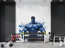 Load image into Gallery viewer, Bodybuilder Wall Decal Gym Wall Sticker Motivational Fitness Wall Art Removable Home Gym Decor, 089gm