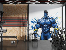 Load image into Gallery viewer, Bodybuilder Wall Decal Gym Wall Sticker Motivational Fitness Wall Art Removable Home Gym Decor, 089gm