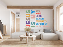 Load image into Gallery viewer, Jesus Is my Everything, Religious Wall Sign, Christian Wall Words, Church Sanctuary Wall Art, Church Wall Decor, Religious Wall Art