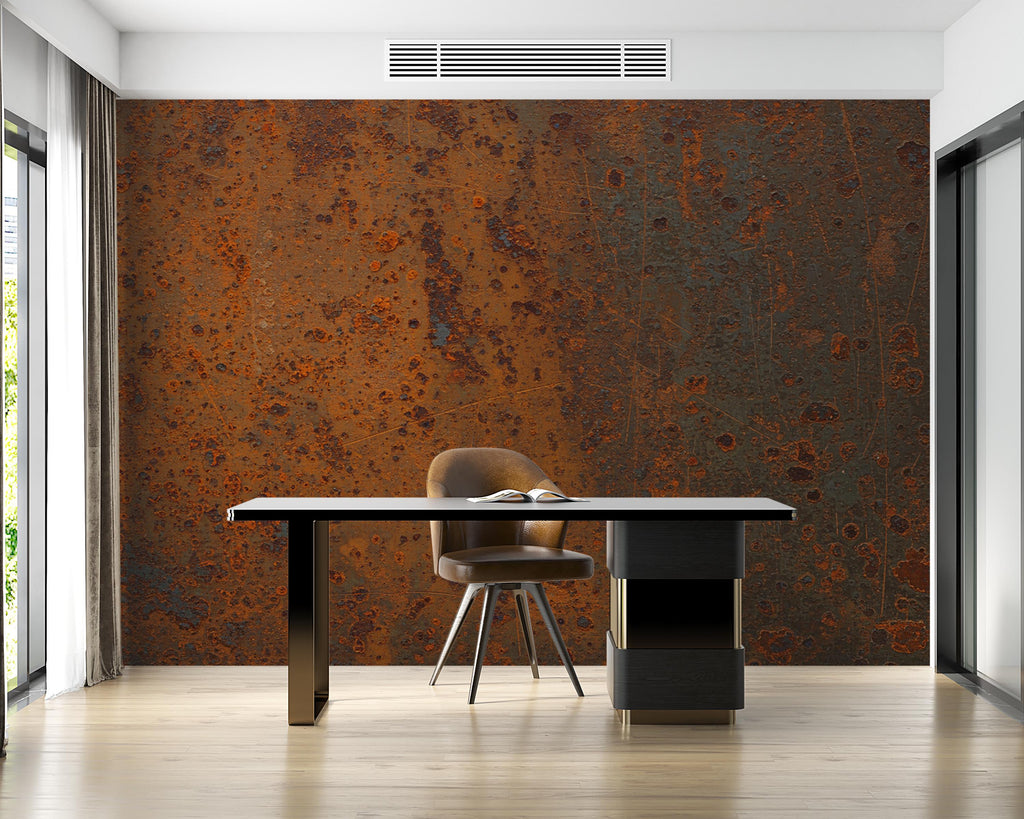 Rusty Metal Wallpaper | Industrial Metal Texture | Rust Patina Grunge Background