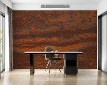 Load image into Gallery viewer, Rusty Metal Wallpaper | Industrial Metal Texture | Rust Patina Grunge Peel Stick