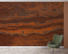Load image into Gallery viewer, Rusty Metal Wallpaper | Industrial Metal Texture | Rust Patina Grunge Peel Stick