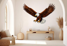 Load image into Gallery viewer, Eagle vinyl Wall Flying Eagle wall decal Wildlife Wall Decor Vinyl Decal Animal Patriotic Sticker Bird Stickers Bedroom Nursery Murals 793LU