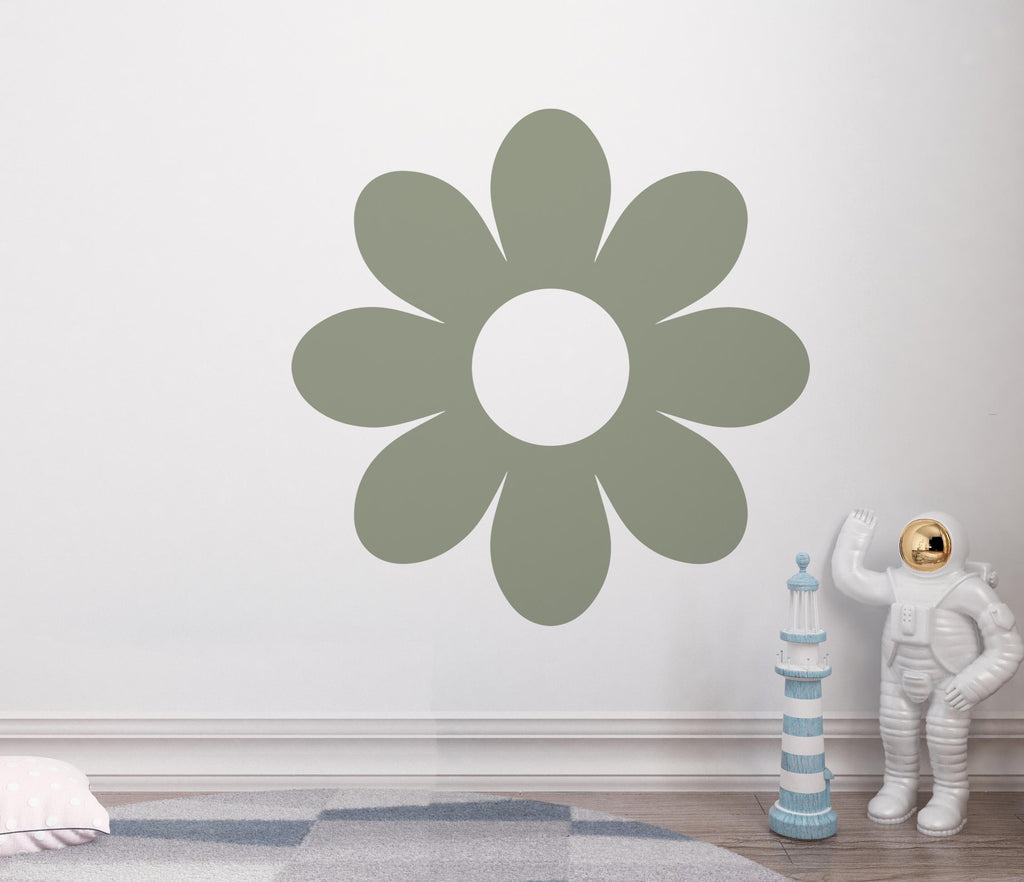 Flower Wall Decal, Nursery Boho Arch Decor, Flower Sticker, Hedboard Wall Decal, Flower Wall Decal Sticker Decal 365DE