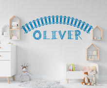 Load image into Gallery viewer, Railroad train Wall Decal Highway Vinyl Sticker Track Route Wall Decor Kids Playroom Boys Room Wall Art Train Bedroom Mural Sticker 798LU