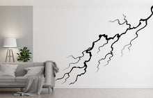 Load image into Gallery viewer, Thunder Bolt Wall mural decals decor, Lightning strike wall decal, Lightning bolt wall decal sticker, Nature storm wall vinyl decal 801LU