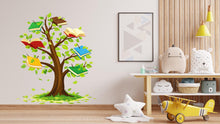 Load image into Gallery viewer, Tree Book Kids Wall Art Decal, Library Wall Decal, Education Decals, Kids Room, Reading room, Nurseries, School, Kids Gifts, Dorm Room 796LU